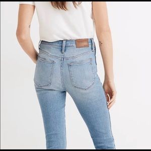 NWT Madewell 10” High-Rise Skinny Crop
